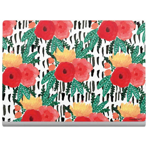 Bouffants and Broken Hearts Bouquets Print 3 Surface Book 2 15in Skin